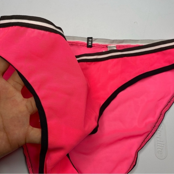 NWT Victoria’s Secret PINK Sheer Extra Low Rise Bikini Panties VS Large L - Picture 4 of 5